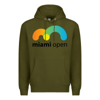 Army Green miami open Premium Hoodie - linhVisuals