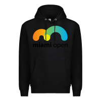 Black miami open Premium Hoodie - linhVisuals