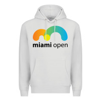 Dove Grey miami open Premium Hoodie - linhVisuals