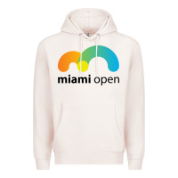 Pale Pink miami open Premium Hoodie - linhVisuals