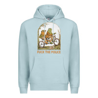 Blue Mist Frogs And Toad Fucks The Police Premium Hoodie - linhVisuals