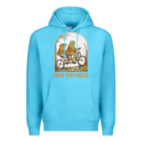 Ocean Blue Frogs And Toad Fucks The Police Premium Hoodie - linhVisuals