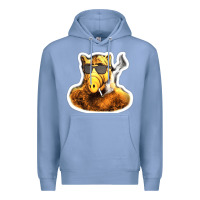 Colony Blue Alf Premium Hoodie - linhVisuals