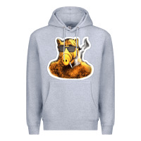 Heather Grey Alf Premium Hoodie - linhVisuals