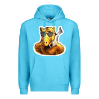 Ocean Blue Alf Premium Hoodie - linhVisuals
