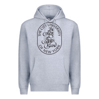 Heather Grey College Of Staten Island Premium Hoodie - linhVisuals