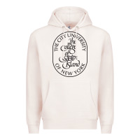 Pale Pink College Of Staten Island Premium Hoodie - linhVisuals