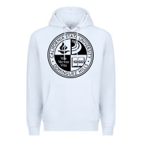 White Csu Dominguez Hills Premium Hoodie - linhVisuals