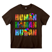 Chocolate Brown Human Pride Lgbt Heavy Core Tee - BundleAndBundleShop