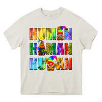 Cream Human Pride Lgbt Heavy Core Tee - BundleAndBundleShop