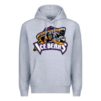 Heather Grey knoxville ice bears Premium Hoodie - linhVisuals