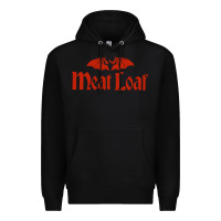 Black MEAT LOAF Premium Hoodie - linhVisuals