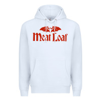White MEAT LOAF Premium Hoodie - linhVisuals