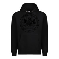 Black Millersville University Premium Hoodie - linhVisuals
