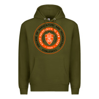 Army Green Suny Cobleskill Premium Hoodie - linhVisuals