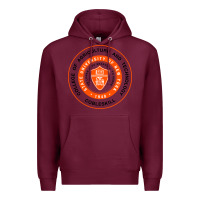 Burgundy Suny Cobleskill Premium Hoodie - linhVisuals