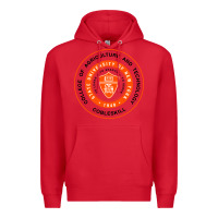 Red Suny Cobleskill Premium Hoodie - linhVisuals