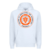 White Suny Cobleskill Premium Hoodie - linhVisuals