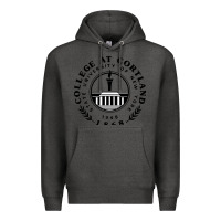 Charcoal Heather Suny Cortland Premium Hoodie - linhVisuals