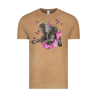 Vintage Camel baby elephant with tutu Vintage Tee - LillyAllenDesigns