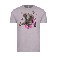 Vintage Zinc baby elephant with tutu Vintage Tee - LillyAllenDesigns