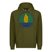 Army Green Suny Geneseo Premium Hoodie - linhVisuals