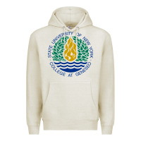Oatmeal Heather Suny Geneseo Premium Hoodie - linhVisuals