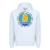 White Suny Geneseo Premium Hoodie - linhVisuals