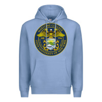Colony Blue Suny Maritime Full Color Premium Hoodie - linhVisuals