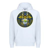 White Suny Maritime Full Color Premium Hoodie - linhVisuals