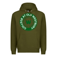 Army Green Suny Old Westbury Premium Hoodie - linhVisuals