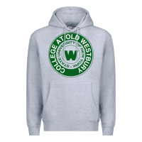 Heather Grey Suny Old Westbury Premium Hoodie - linhVisuals
