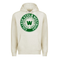 Oatmeal Heather Suny Old Westbury Premium Hoodie - linhVisuals