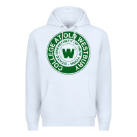 White Suny Old Westbury Premium Hoodie - linhVisuals