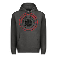 Charcoal Heather Suny Oneonta Premium Hoodie - linhVisuals