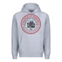 Heather Grey Suny Oneonta Premium Hoodie - linhVisuals