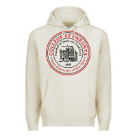 Oatmeal Heather Suny Oneonta Premium Hoodie - linhVisuals