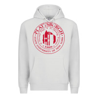 Dove Grey Suny Plattsburgh Premium Hoodie - linhVisuals