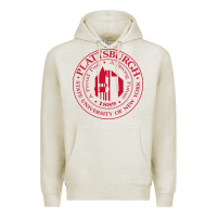 Oatmeal Heather Suny Plattsburgh Premium Hoodie - linhVisuals