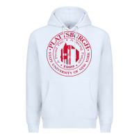 White Suny Plattsburgh Premium Hoodie - linhVisuals
