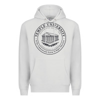Dove Grey Temple University Premium Hoodie - linhVisuals