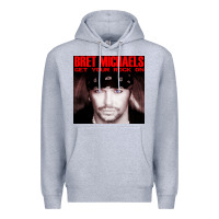 Heather Grey #bret michaels get your rock on tour 2022 Premium Hoodie - linhVisuals