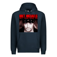 Navy #bret michaels get your rock on tour 2022 Premium Hoodie - linhVisuals