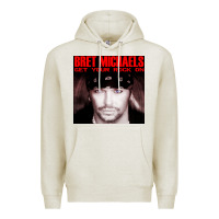 Oatmeal Heather #bret michaels get your rock on tour 2022 Premium Hoodie - linhVisuals