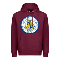 Burgundy University Of Akron Premium Hoodie - linhVisuals
