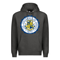 Charcoal Heather University Of Akron Premium Hoodie - linhVisuals