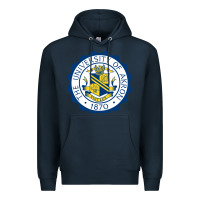 Navy University Of Akron Premium Hoodie - linhVisuals