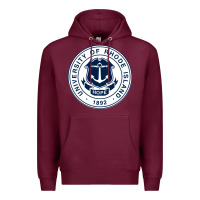 Burgundy University Of Rhode Island Premium Hoodie - linhVisuals