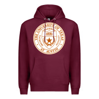 Burgundy University Of Texas At Austin Premium Hoodie - linhVisuals