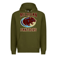 Army Green The Panthers Premium Hoodie - linhVisuals